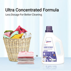 Laundry Liquid Detergent, All In One Powerful Cleaning and Stain Remover With Aromatic Saffron Fragrance and Fabric Softener 2L, Pack of 1