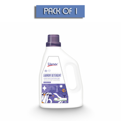 Laundry Liquid Detergent, All In One Powerful Cleaning and Stain Remover With Aromatic Saffron Fragrance and Fabric Softener 2L, Pack of 1