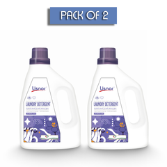 Laundry Liquid Detergent, All In One Powerful Cleaning and Stain Remover With Aromatic Saffron Fragrance and Fabric Softener 2L, Pack of 2