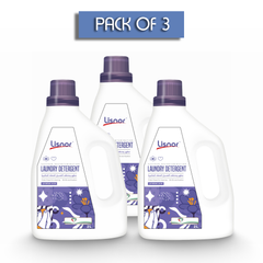 Laundry Liquid Detergent, All In One Powerful Cleaning and Stain Remover With Aromatic Saffron Fragrance and Fabric Softener 2L, Pack of 3