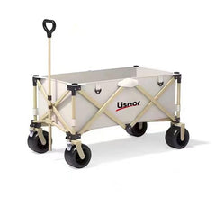 Heavy Duty Shopping Trolley Folding Multi-Functional Portable Utility Wagon Beach Trolley with Storage Basket Outdoor Camping Garden Cart with Adjustable Handle