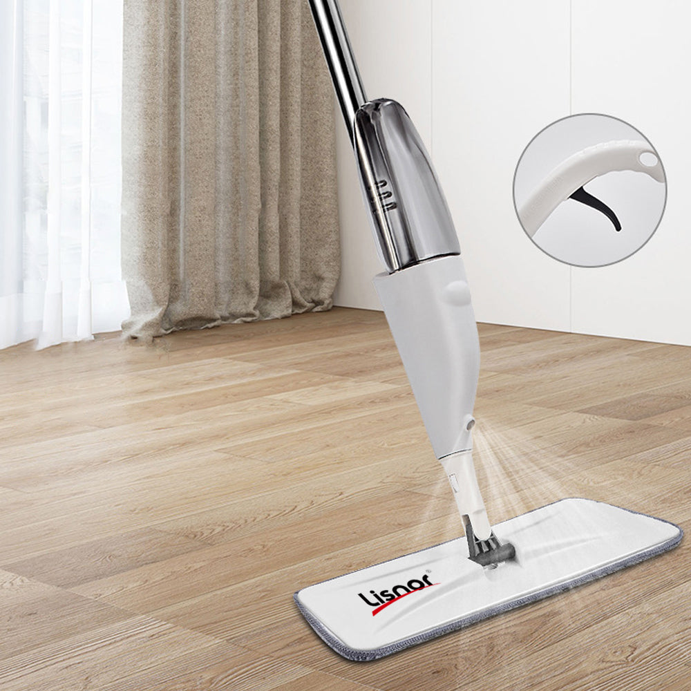 Spray Mop Floor Cleaner for Kitchen Wood Floor Ceramic Tiles Floor Dust Cleaning, 360 Microfiber Water