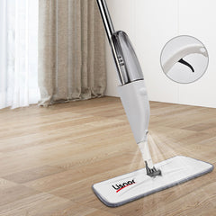 Spray Mop Floor Cleaner for Kitchen Wood Floor Ceramic Tiles Floor Dust Cleaning, 360 Microfiber Water