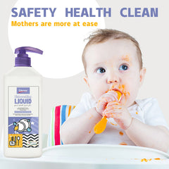 Dishwashing Liquid, Concentrated Formula, Pink Salt & Menton Lemon 1000ML, Pack of 2