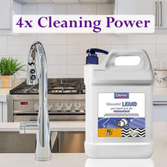 Dishwashing Liquid, Concentrated Formula, Pink Salt & Menton Lemon, Horeca Pack, 5L, Pack of 1