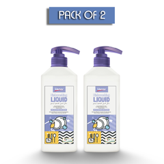 Dishwashing Liquid, Concentrated Formula, Pink Salt & Menton Lemon 1000ML, Pack of 2